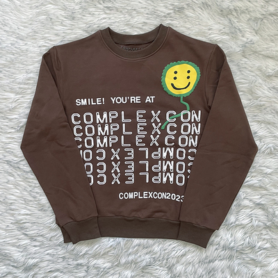 菲董合作款 CPFM.XYZ 发泡印花笑脸棉卫衣