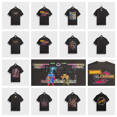 Kith M vs C 威漫决战街头皇霸系列纯棉T恤