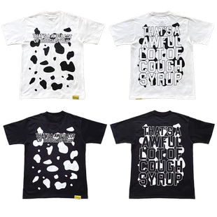 Awful Lot 趣味印花纯棉短袖 T恤 Syrup Cough That