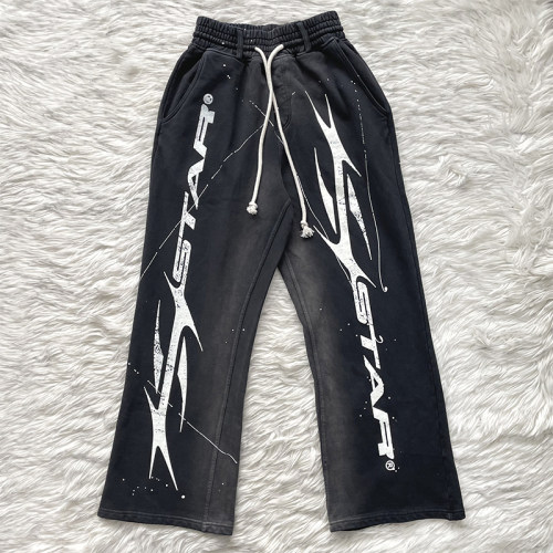 Hellstar Studios Sports Gel Pants 男女纯棉高街风休闲运动长裤