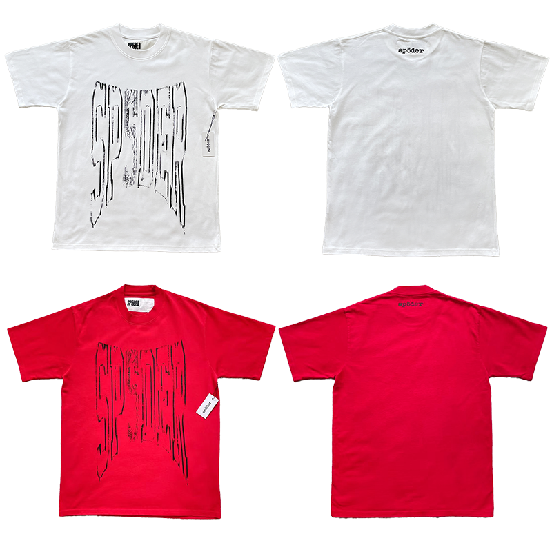 Sp5der worldwide 555555 TEE 印花休闲短袖T恤