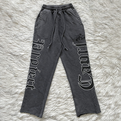 Project Capri Emergency Pants 欧美风柳钉运动休闲长裤
