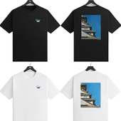 Kith 城堡印花T恤黑白两色 Tee Osaka Castle