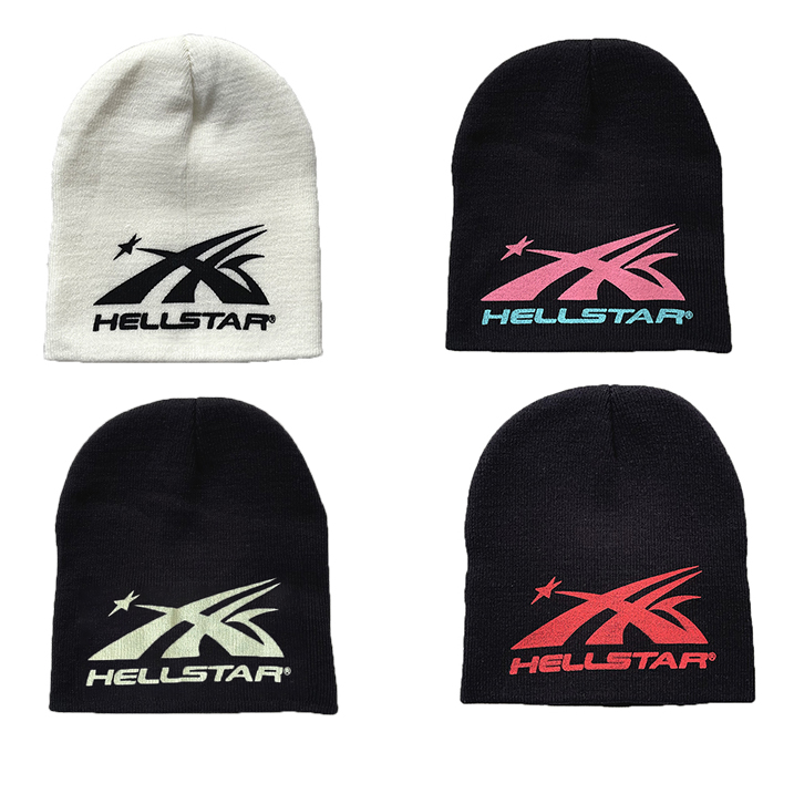 Hellstar Studios Sample Beanie Hat 针织休闲高街毛线冷帽子