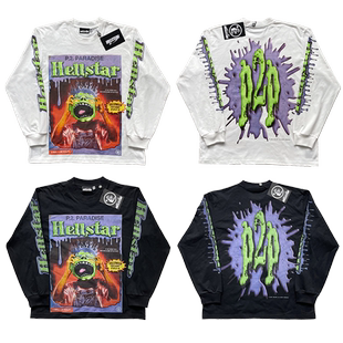 HELLSTAR STUDIOS kid-teasing 恶搞小孩高街男女休闲长袖T恤
