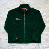 Suede Knowledge Jacket CPFM.XYZ 绒面刺绣拉链合作款 夹克外套