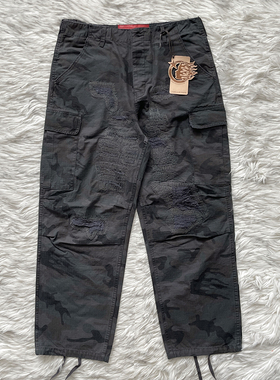 Hellstar Studios Capsule 11Camo Cargo Shorts刺绣工装短裤
