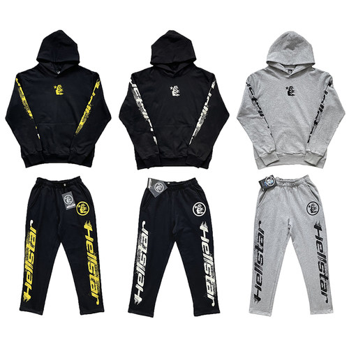 HELLSTAR STUDIOS OVERSEAS EXCLUSIVE HOODIE PANTS卫衣长裤套装