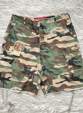 Hellstar Studios Capsule 11 Camo Cargo Shorts刺绣工装短裤