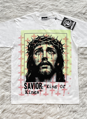 Hellstar Studios欧美风潮流人像印花短袖T恤