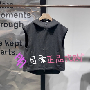 心跳 连帽慵懒外套一万簇 衣播商场同款 马甲2025秋BDS3MD3036新款