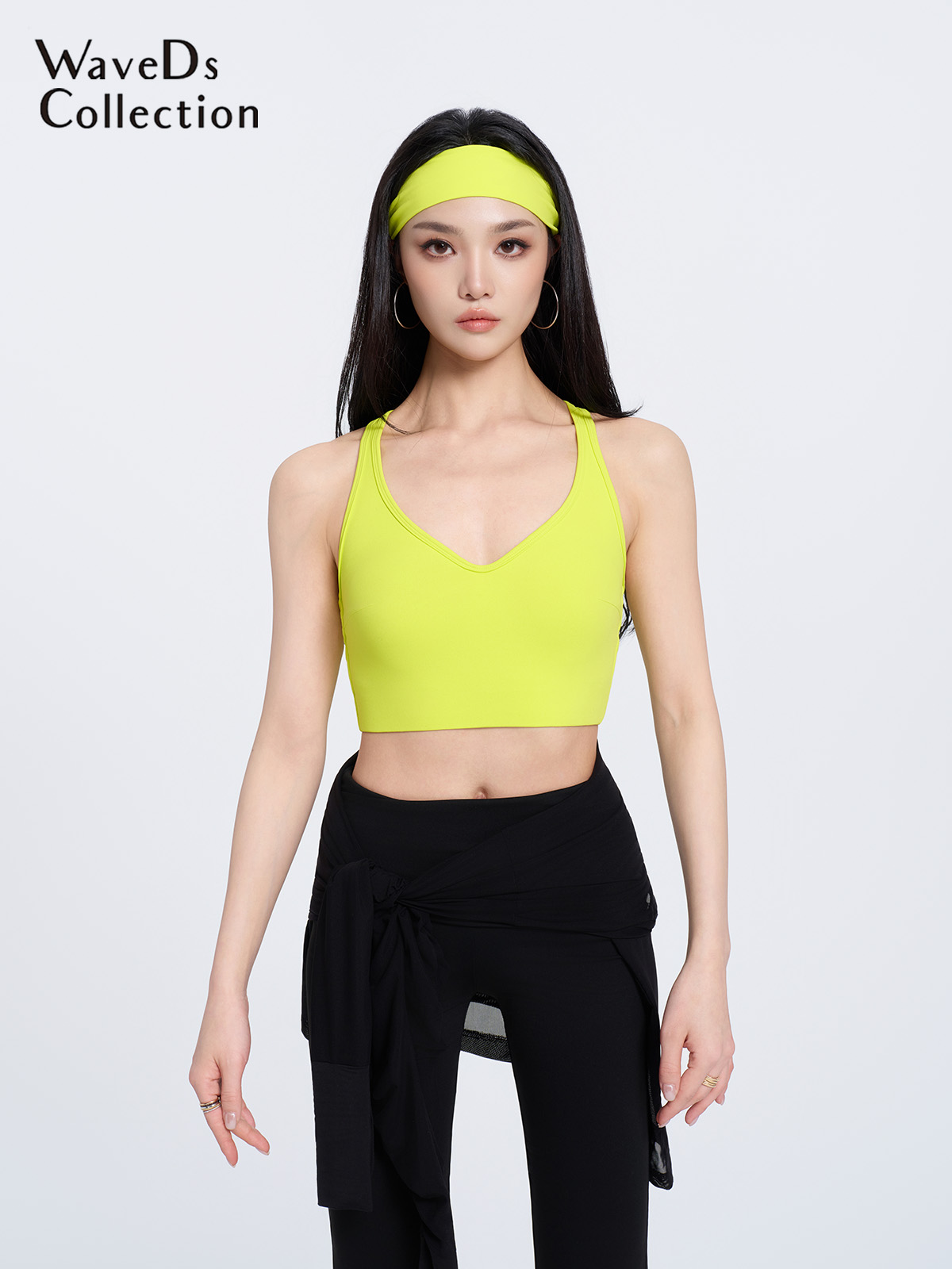 WAVE未午2025新款成人拉丁舞服高级感日常练功服专用搭配斜肩罩衫