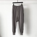 Cement Gray Drop-Crotch Shorts (Lightweight)