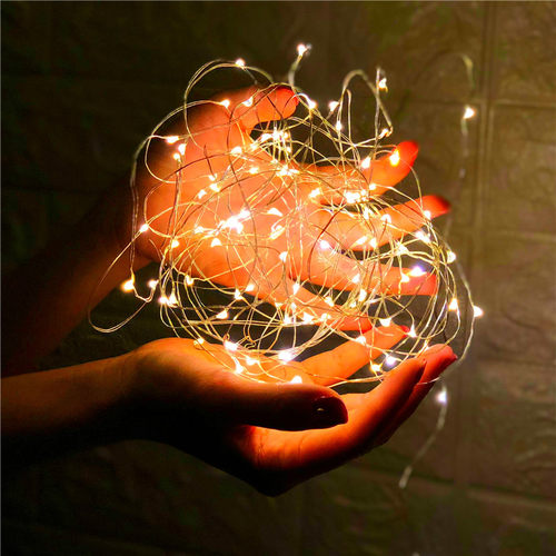 网红小彩星星出租屋神器led灯带