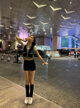 【MIMIHADID】基础万能公式 黑色女团裤高腰 四季