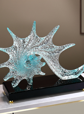 电视柜海螺摆件现代简约