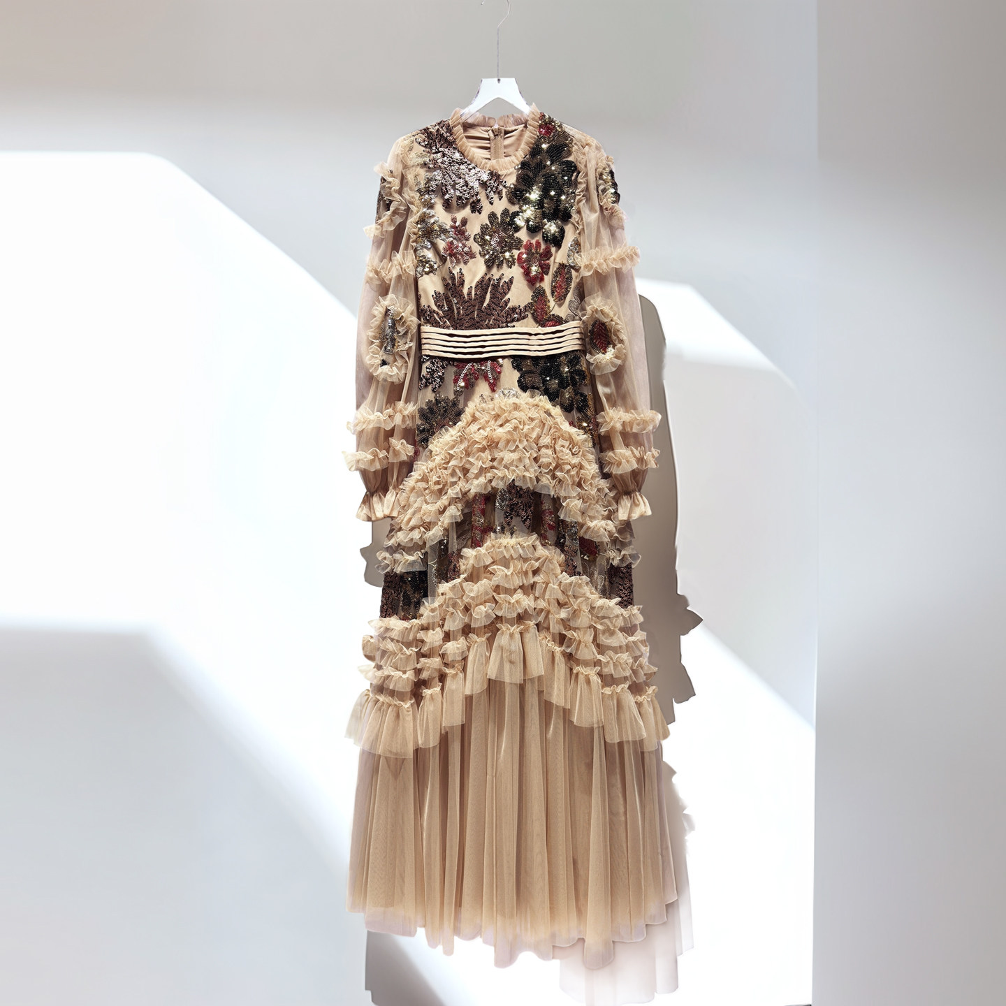 重工艺连衣裙法式小礼服过生日可穿穿搭仙气风晚装亮片纱裙大摆裙,女装/女士精品,礼服/晚装,淘宝优惠券,粉丝福利购,淘宝优惠卷