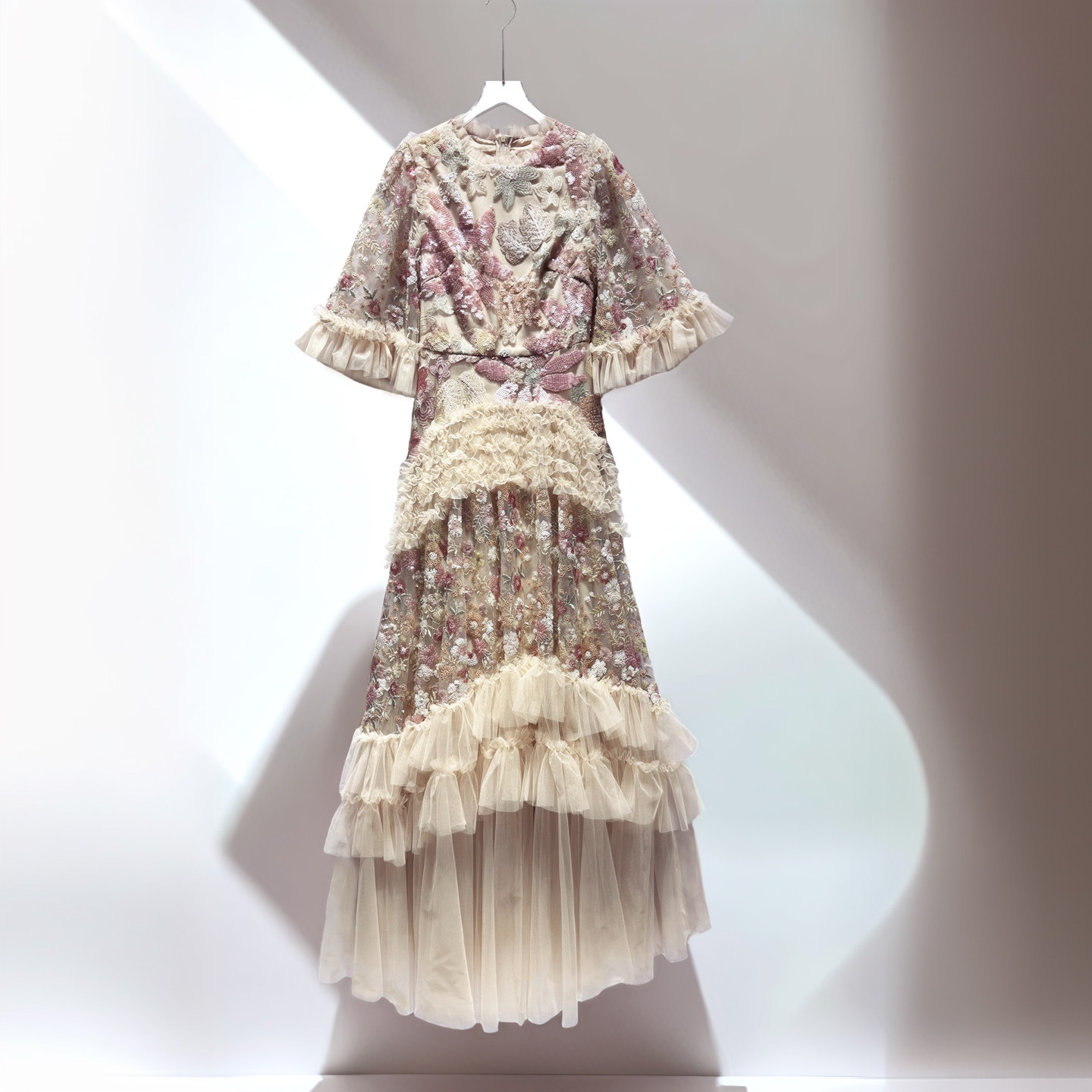 亮片重工艺大摆裙法式小礼服过生日可穿穿搭仙气风晚装纱裙连衣裙,女装/女士精品,礼服/晚装,淘宝优惠券,粉丝福利购,淘宝优惠卷