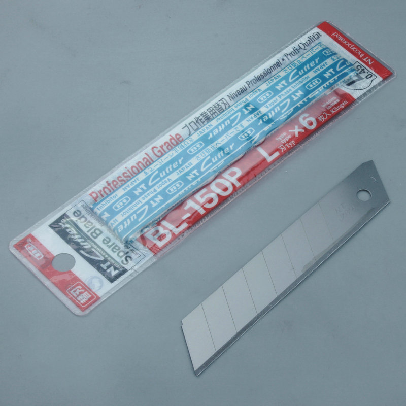 日本制造原装进口NT cutter正品BL-150P大号美工刀片18mm非常锋利