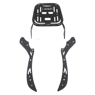 适用春风450CLC摩托车CF400-10后尾货架尾箱背箱支架靠背改装配件