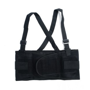 工人工作护腰带劳动保护防腰部扭伤搬运建筑有背带护腰腰围固定带