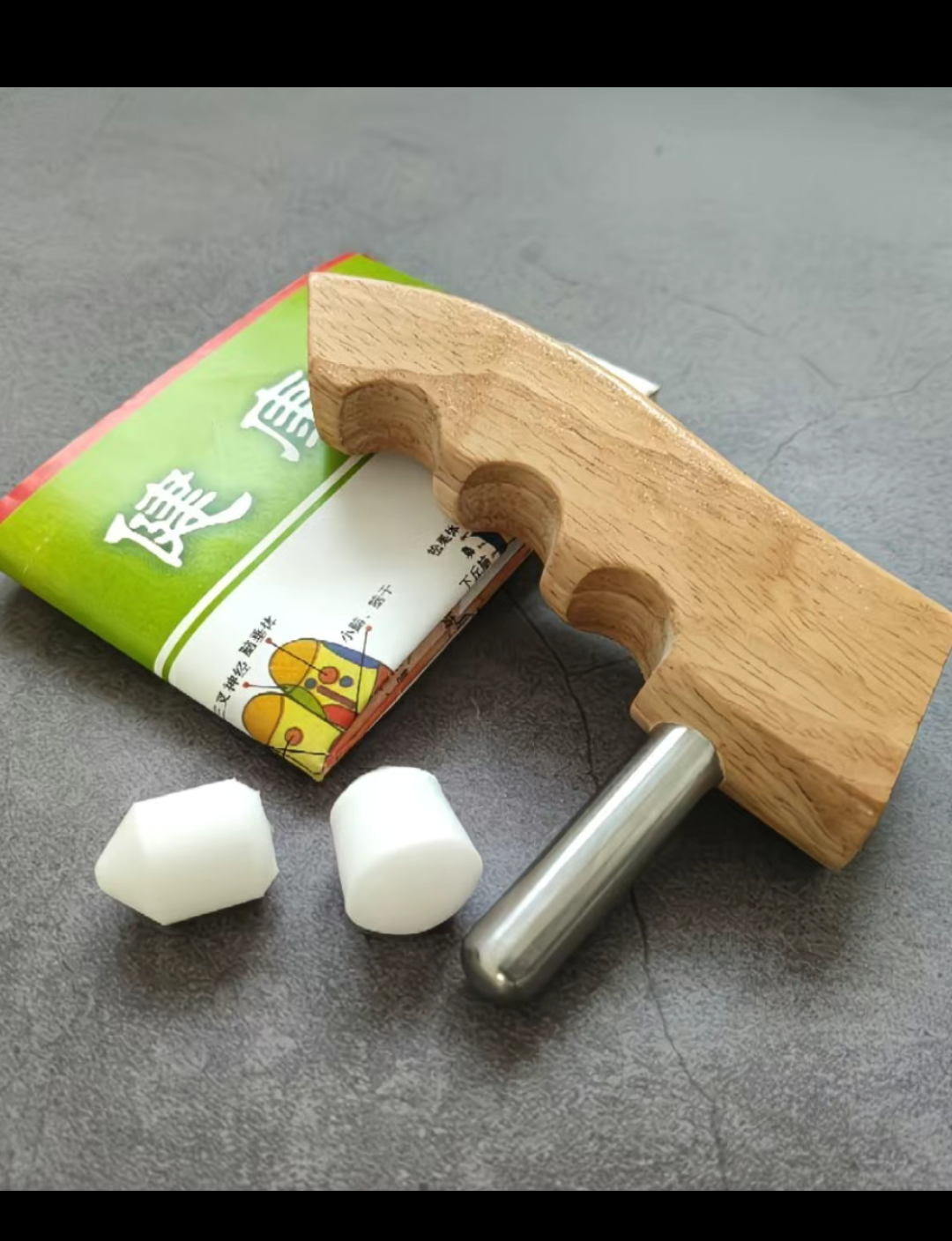 升级版强磁按摩棒点穴棒木质木柄足疗足底磁疗棒脚底按摩穴位工具
