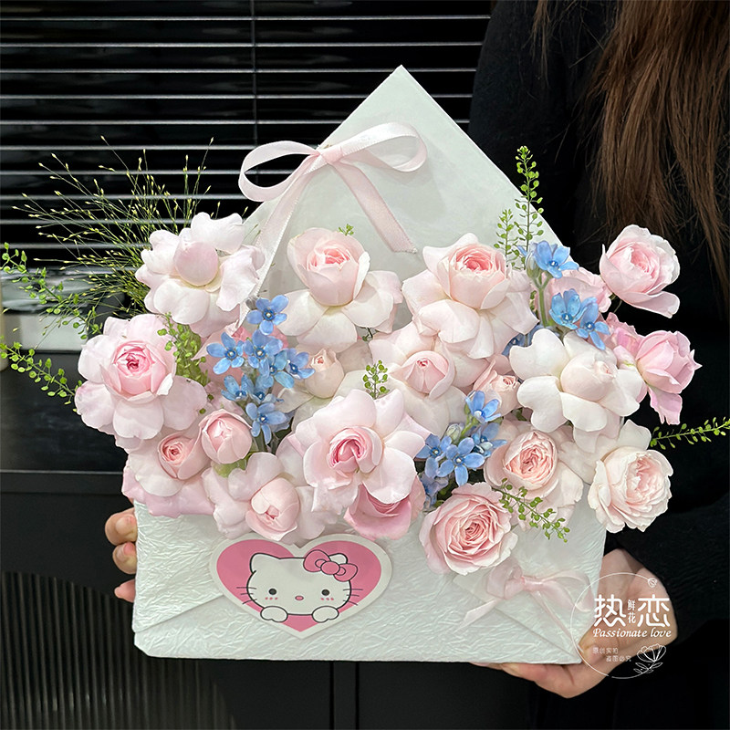 告白鲜花仙子之吻花束速递同城送女友生日礼物全国配送北京上海店