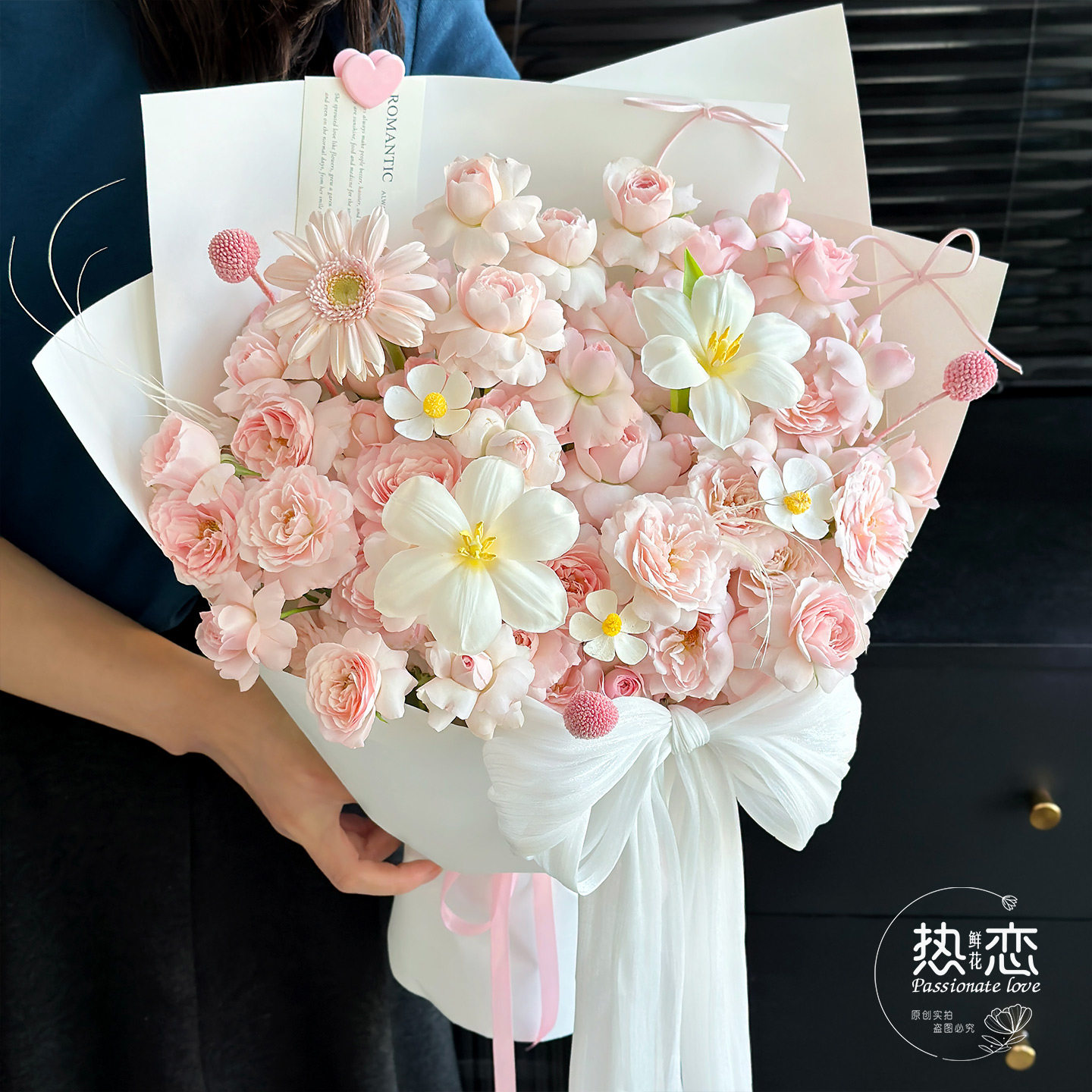 仙子之吻鲜花玫瑰花束同城速递送女友闺蜜生日礼物上海杭州郑州店