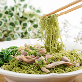 包邮 一箱20片1250g 营养面养生面水煮面 海南立平野菜面蔬菜面