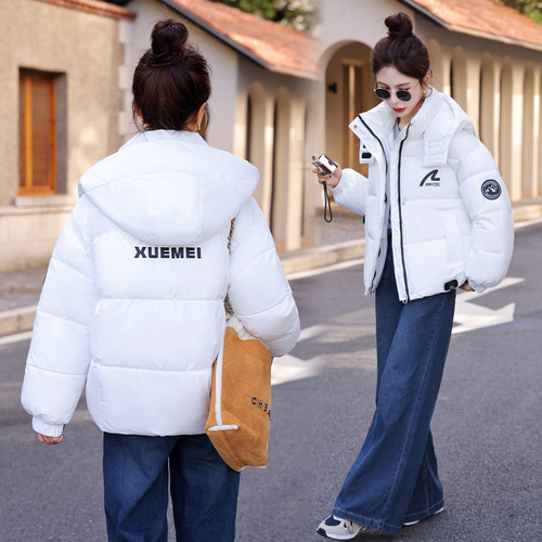 高级感2025新款羽绒棉服女装短款