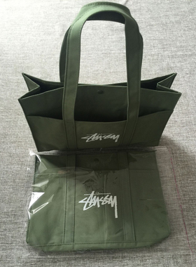 月杂志附录包 军绿色托特包单肩手拎包潮人