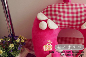 凯蒂猫 U型枕 旅行护脖子 可爱汽车靠枕O 卡通护颈枕