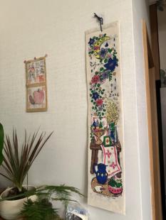 饰挂件台历 挂历涂鸦插画日年历高颜值月历装 新款 2026年尼泊尔长款