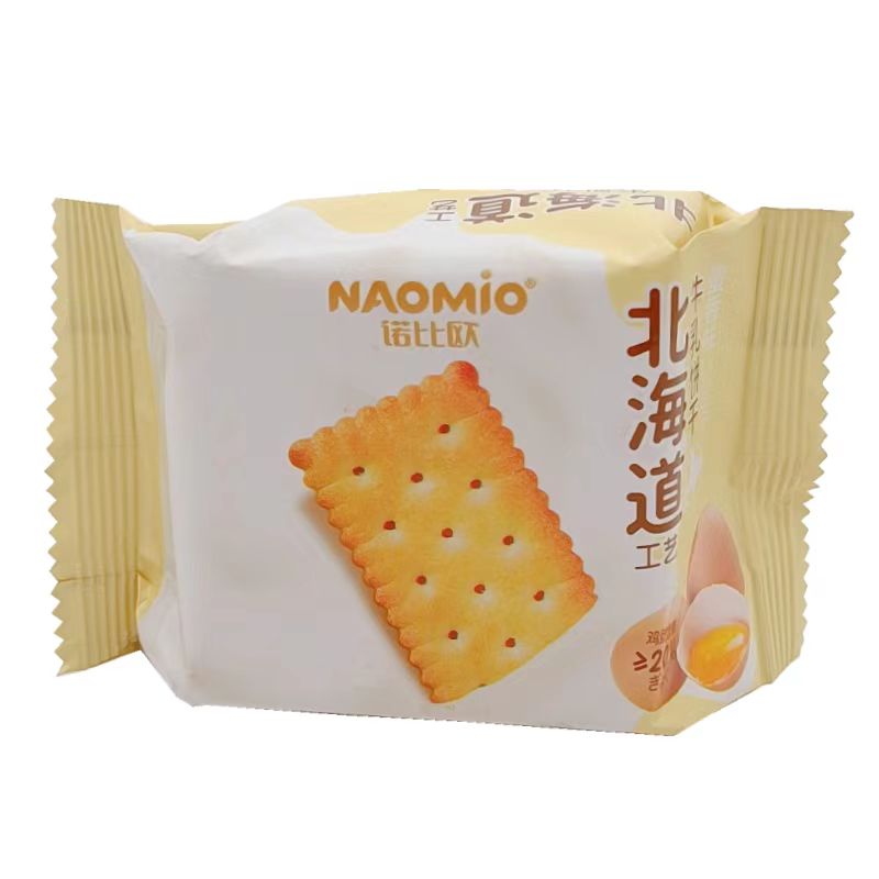 诺比欧北海道工艺牛乳饼干蛋香味奶香味牛奶巧克力味饼干早餐