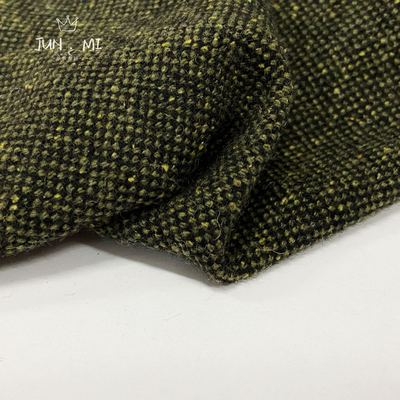 进口羊毛面料咖啡色布料秋冬