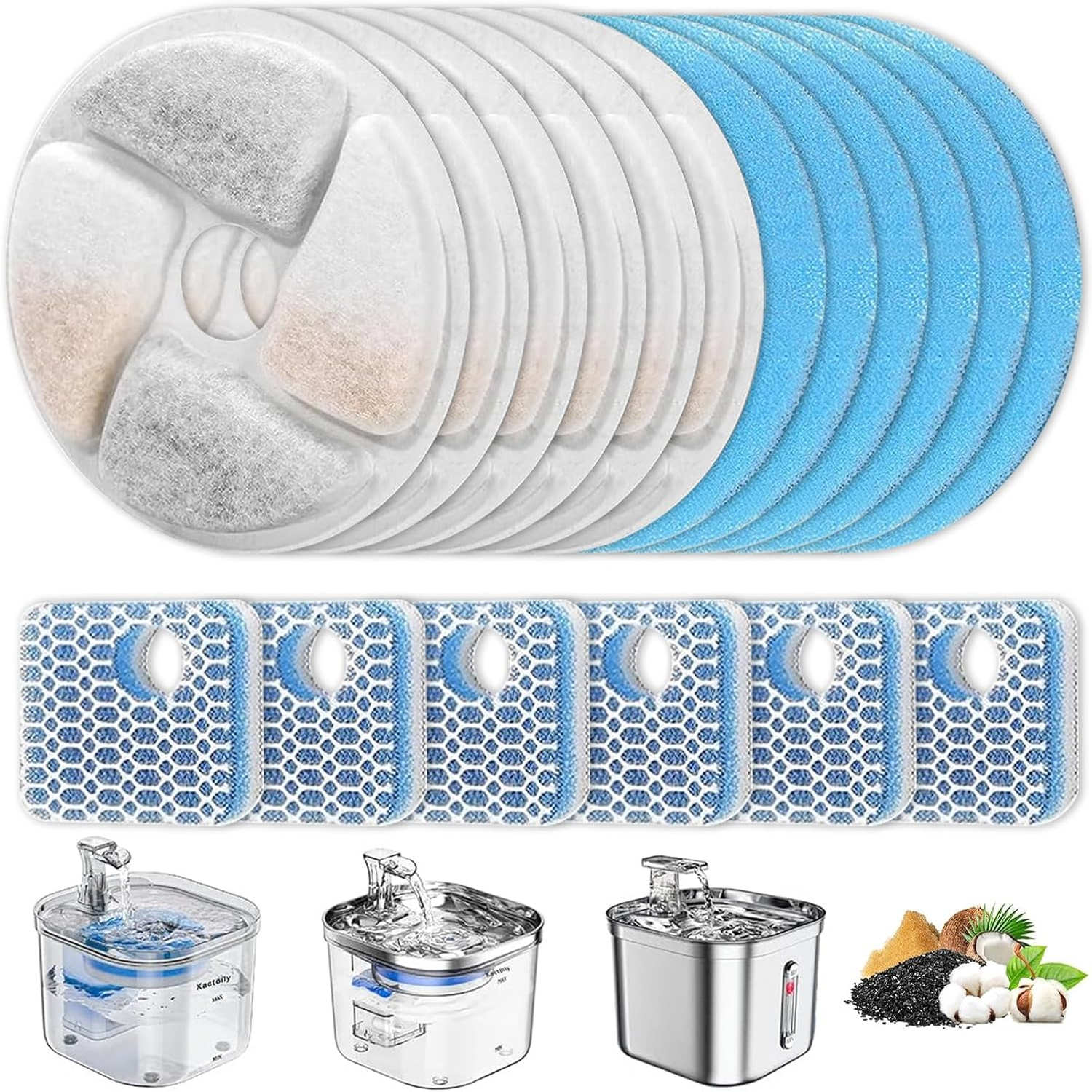 小鬼宠宠透明饮水机滤芯