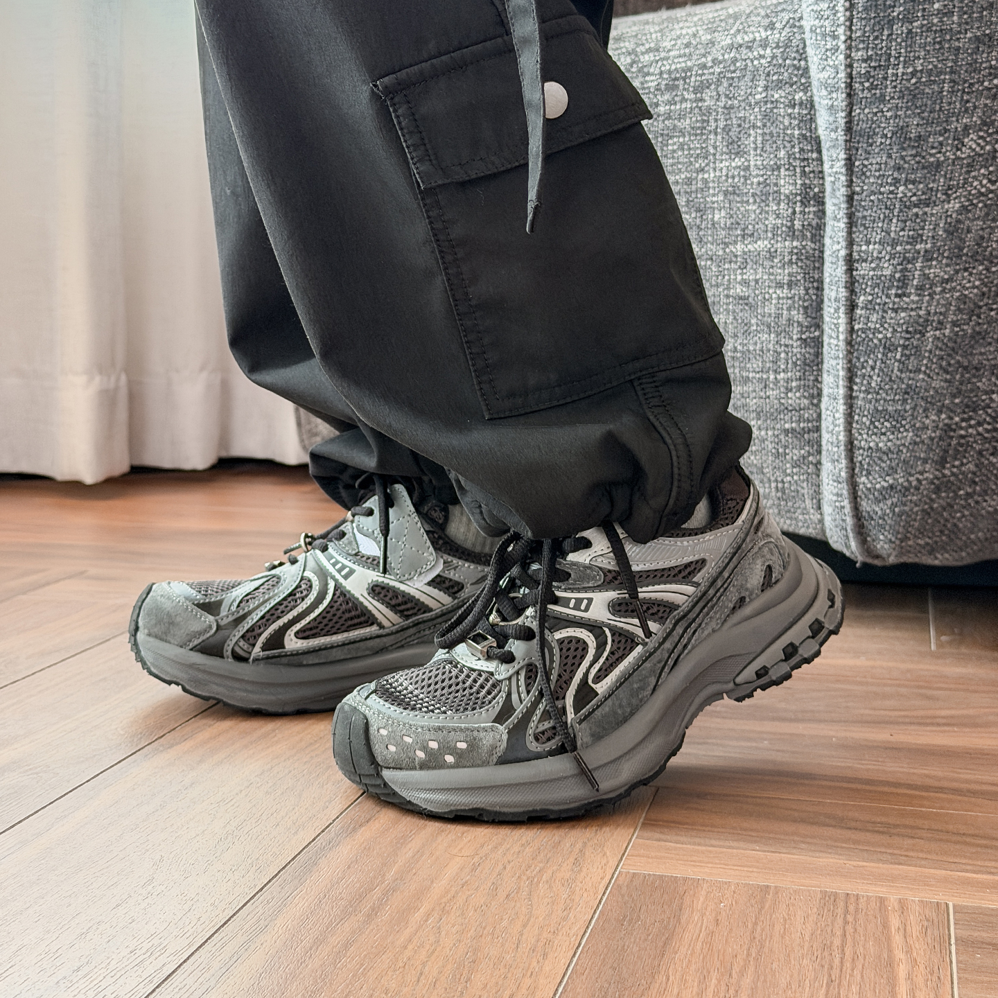 男女厚底运动鞋2025冬季新款