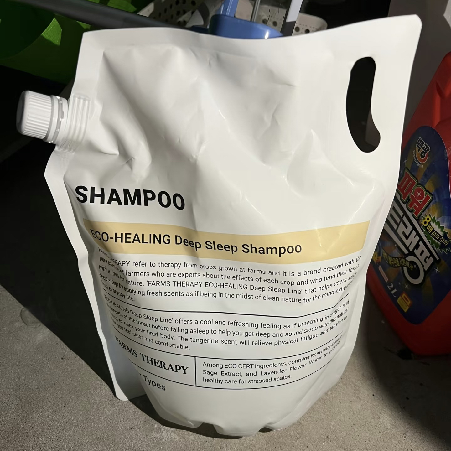 无敌韩国发货丨直邮代购 包邮本土版FARMS THERAPY洗发水护发素2L