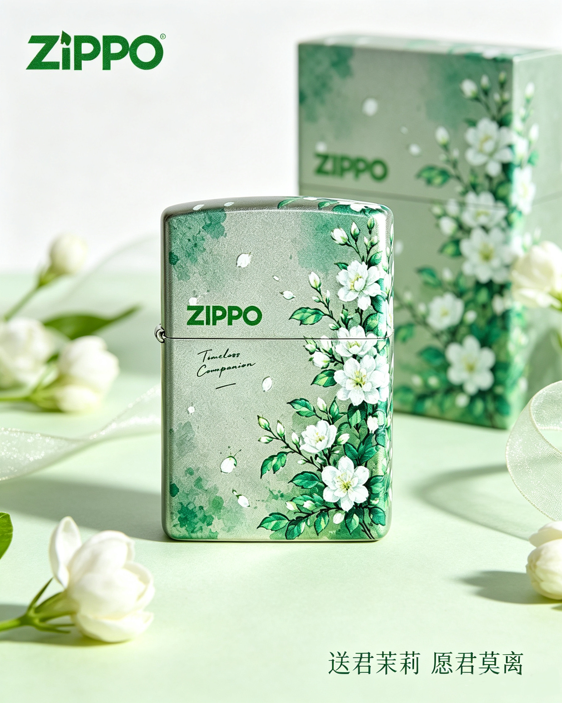 zippo  正火机茉上清风镀ZIPPO/芝宝
