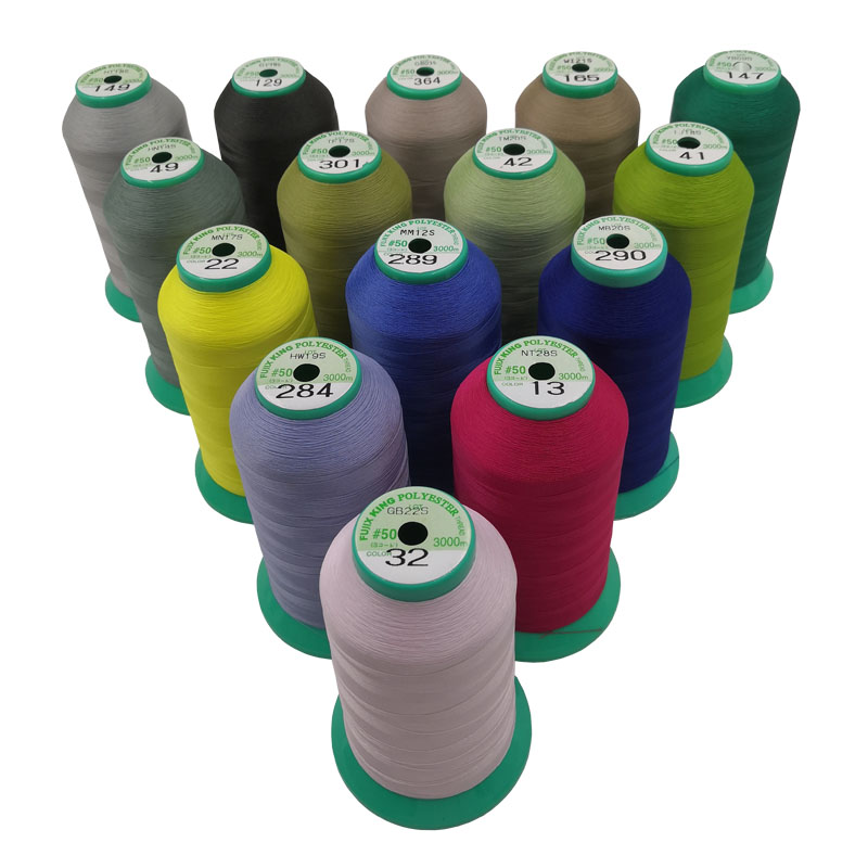 大王缝纫线富士克长纤FUJIXKING