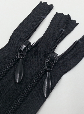 3号尼龙闭尾黑色YKK拉链30 31 31.5 32 32.5cm服装辅料 拉锁
