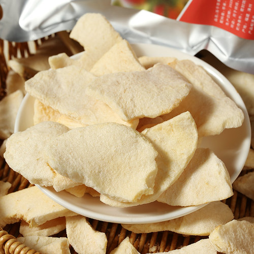 优优子冻干苹果干脆片脱水即食水果干果蔬脆休闲零食雪花酥原料