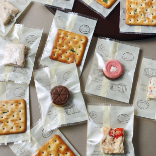 雪花酥包装袋的机封专用单独立小饼干曲奇牛轧糖果子太妃奶枣盒打