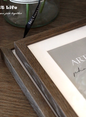 橡木相框北欧实木装饰画框海报漫画素描绘画挂墙12寸16寸20寸28寸