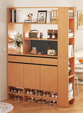 入户玄关柜鞋柜家用门口收纳柜一体靠墙隔断客厅屏风2025新款鞋架