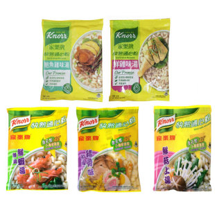 香港进口家乐牌快熟通心粉80g鲍鱼鲜鸡鲜菇鲜虾猪骨5口味港版