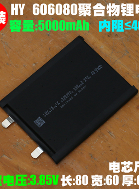 LF 606080聚合物锂电芯 3.85V5000mAh大容量手机平板通用内置电芯