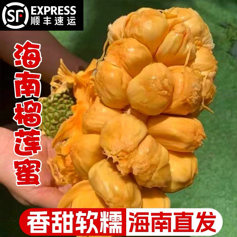 【顺丰发货】海南榴莲蜜大叶黄奶白榴莲蜜榴莲菠萝蜜超甜新鲜水果