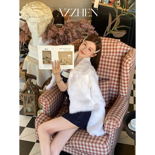 AZZHEN甜梦之境保暖毛茸茸皮草