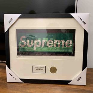 mr.nine现代潮牌艺术绿色sup版 饰画 画ins风现代潮流装